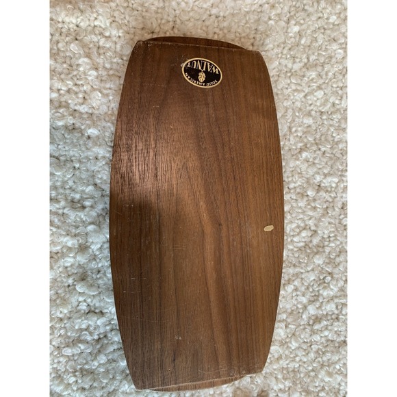 Set of 6 Frost Fire  Steak Knives Solid Walnut Display Tray Community Oneida - Picture 4 of 6